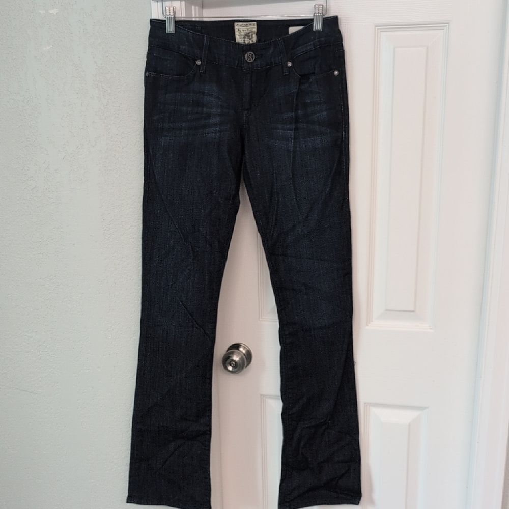 Dylan George Sandra Baby Boot Indigo Ring Spun Denim Jeans